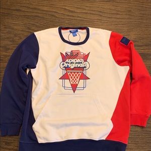 Adidas original crew neck hoodie